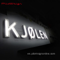 Pantalla de iluminación Tienda personalizada Metal Led Neon Sign